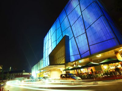 Main Facade - Night Time Main Facade - Night Time